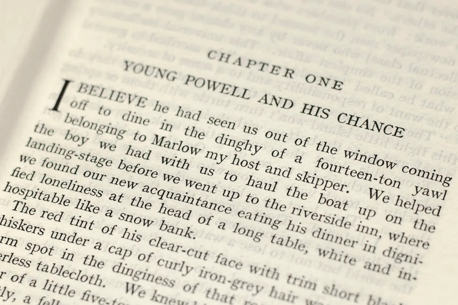 Chapter One of Conrad's Chance