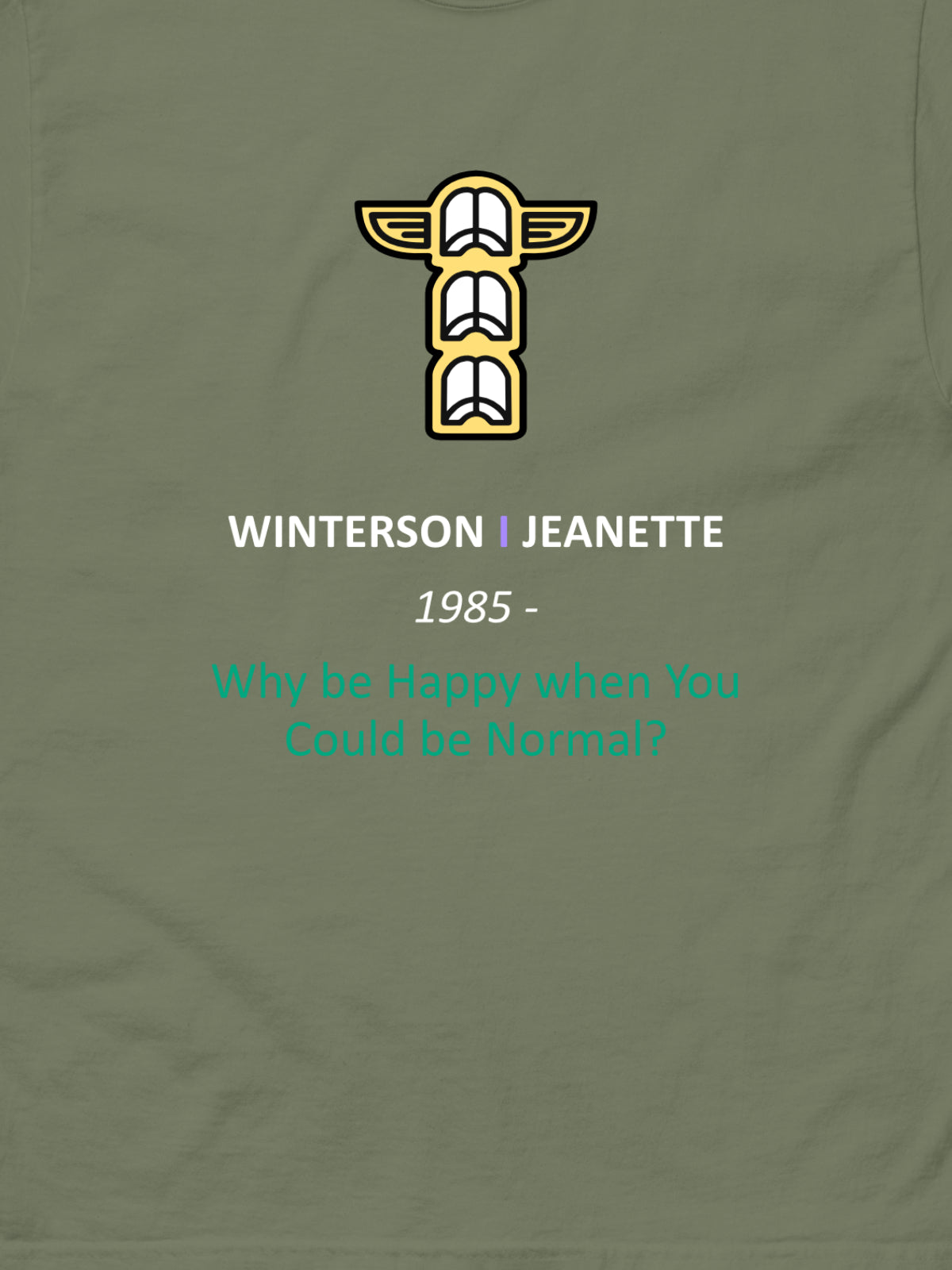 WINTERSON Why be Happy when you could be Normal?