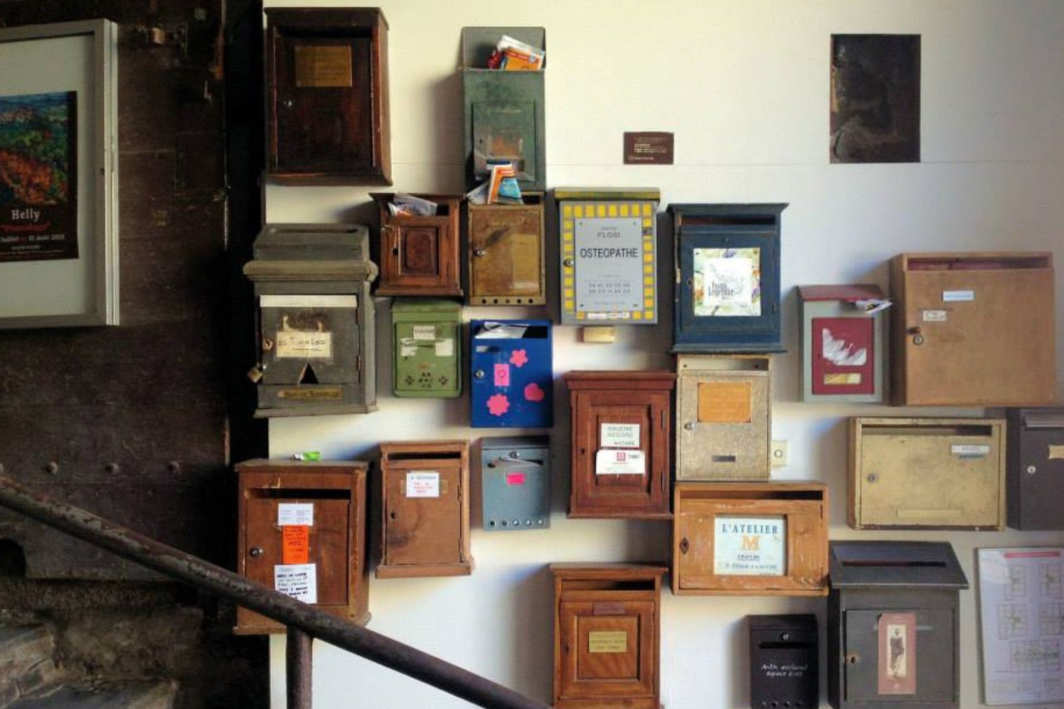 Assorted French letterboxes