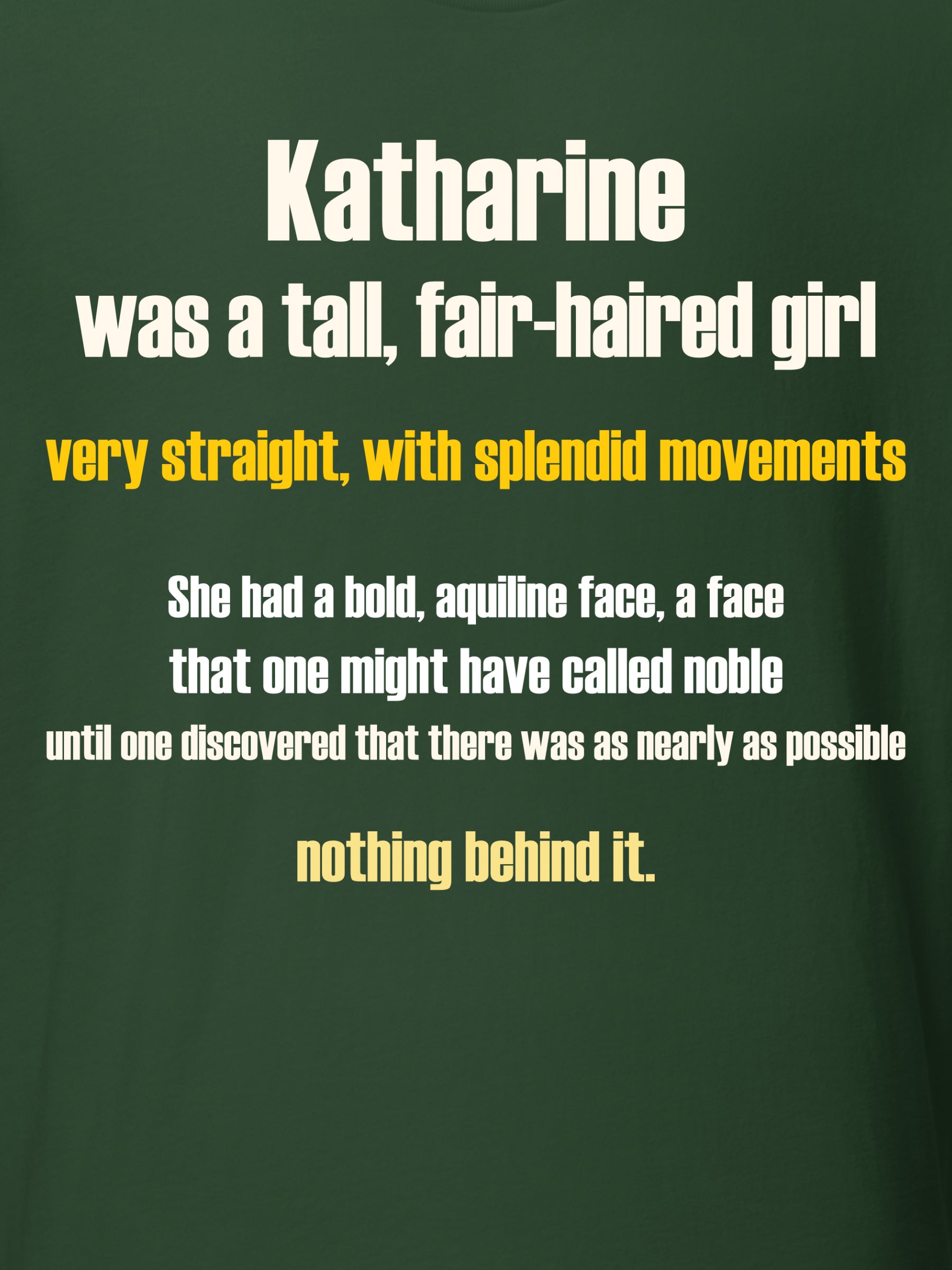 ORWELL 1984 - Katherine