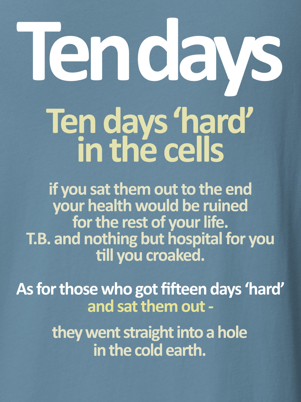 SOLZHENITSYN One Day - Ten Days Hard