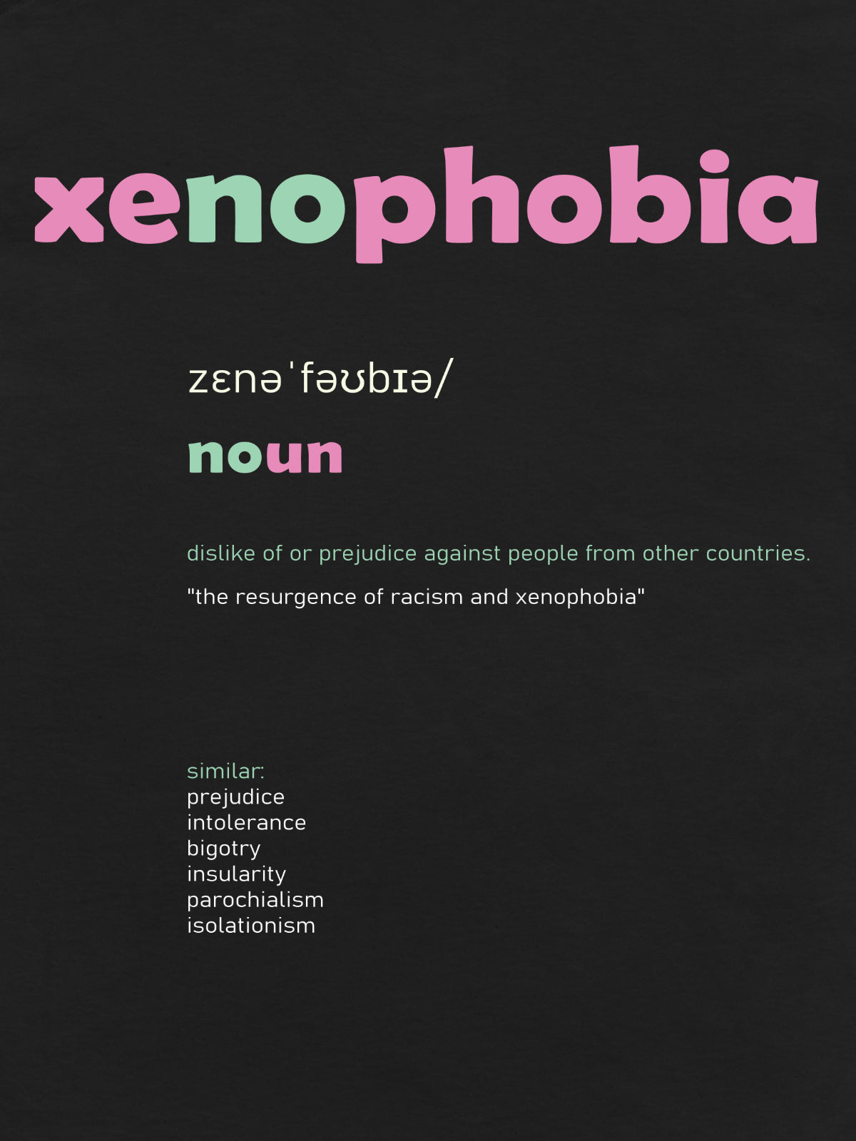 Xenophobia