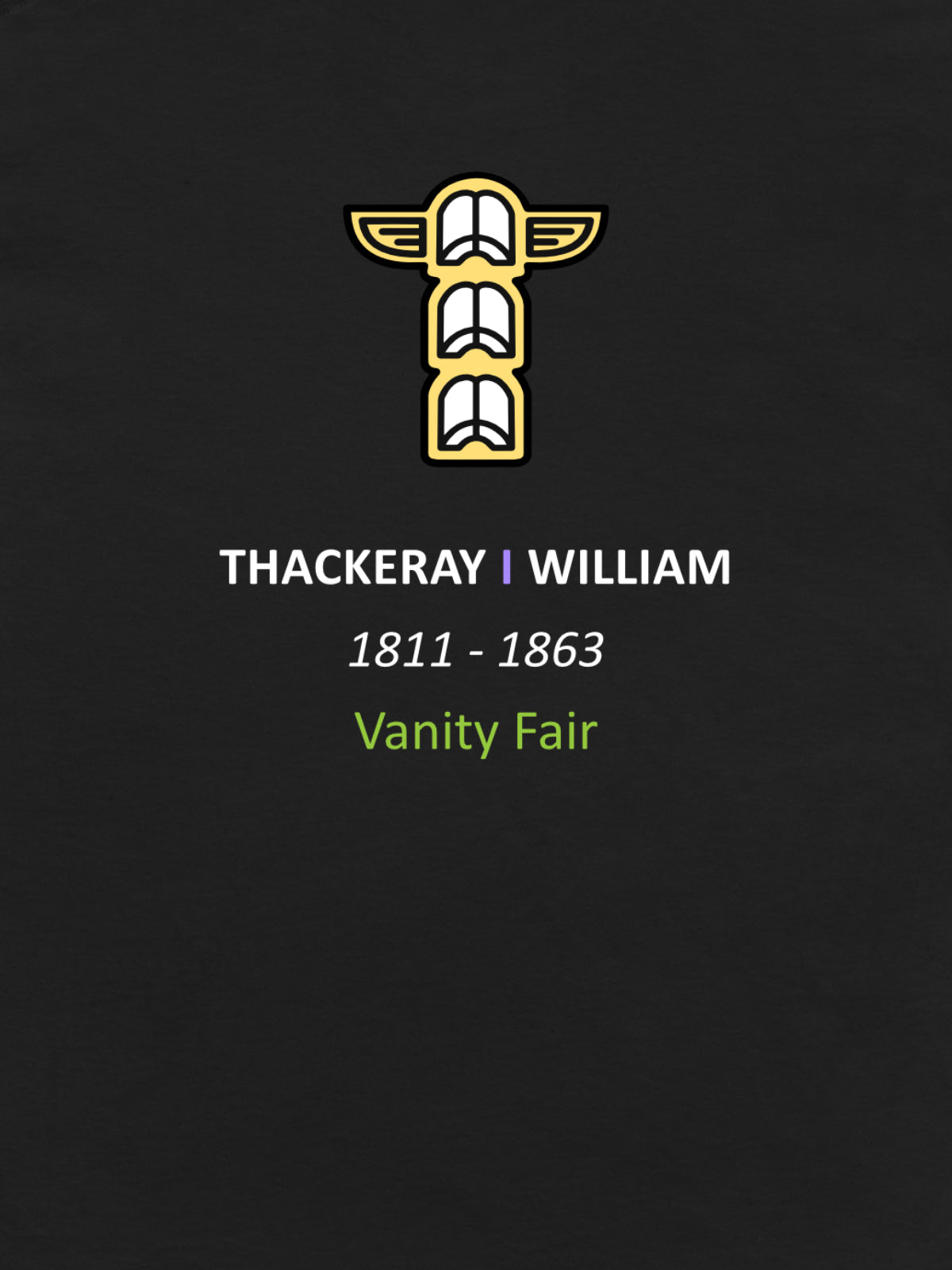 THACKERAY Vanity Fair